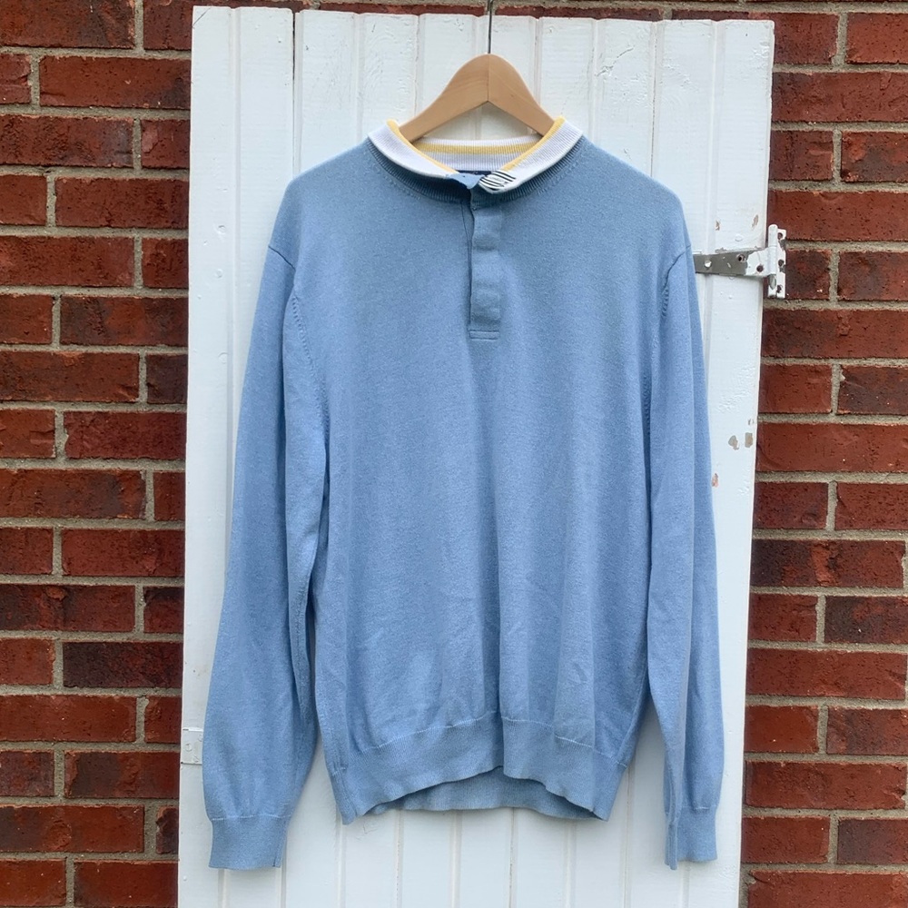 Broke Brothers Baby Blue crew neck